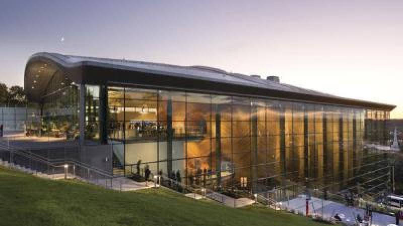 EMPAC at dusk